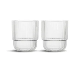 Plastic Glasses^Sagaform Billi drinking glass 40 cl, 2-pack Transparent
