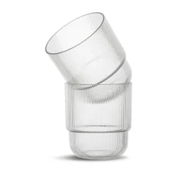 Plastic Glasses^Sagaform Billi drinking glass 40 cl, 2-pack Transparent