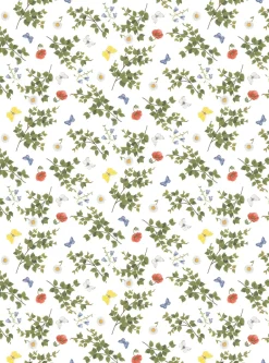 Fabric By The Metre^Arvidssons Textil birchäng fabric, Green-multi GreenMulti