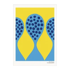 Posters^Design House Stockholm Birds 1967 poster 50x70 cm, No. 5 GreenRed