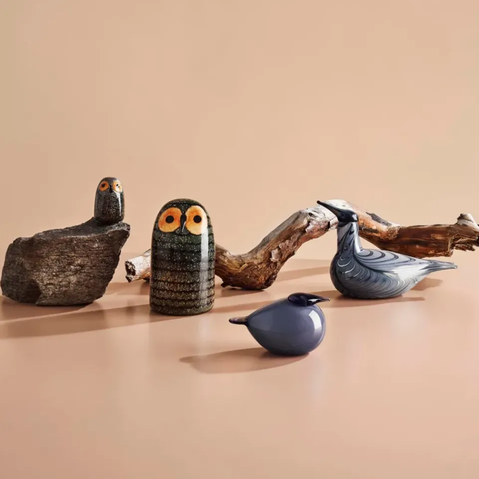 Glass Art|Easter Decorations^Iittala Birds by Toikka, kuulas rain Blue