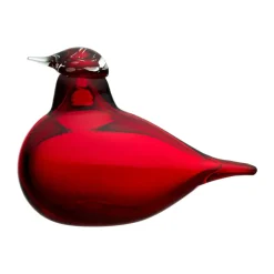 Glass Art|Easter Decorations^Iittala Birds by Toikka, little tern Red