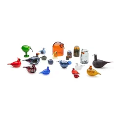 Glass Art|Easter Decorations^Iittala Birds by Toikka, little tern Red
