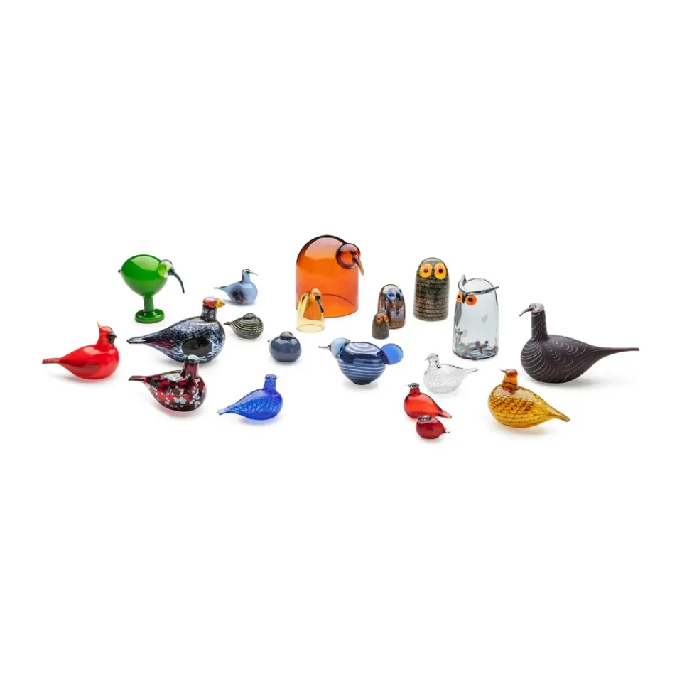 Glass Art|Easter Decorations^Iittala Birds by Toikka, little tern Red