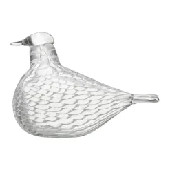 Glass Art|Easter Decorations^Iittala Birds by Toikka, Peace dove TransparentWhite