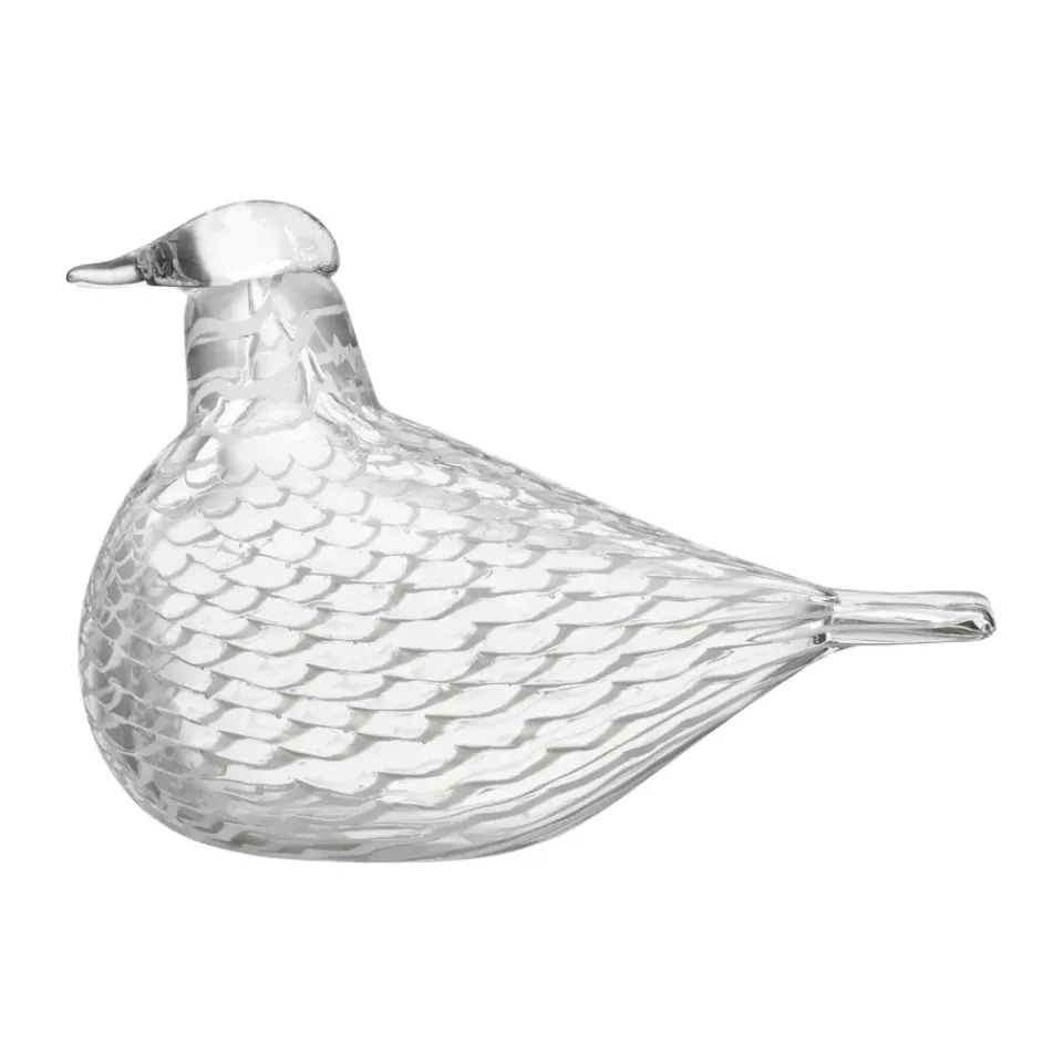 Glass Art|Easter Decorations^Iittala Birds by Toikka, Peace dove TransparentWhite
