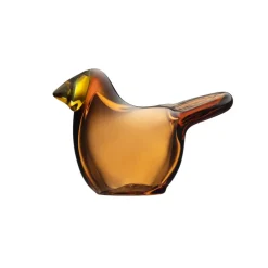 Hot Iittala Birds by Toikka Robin, copper-lemon Orange