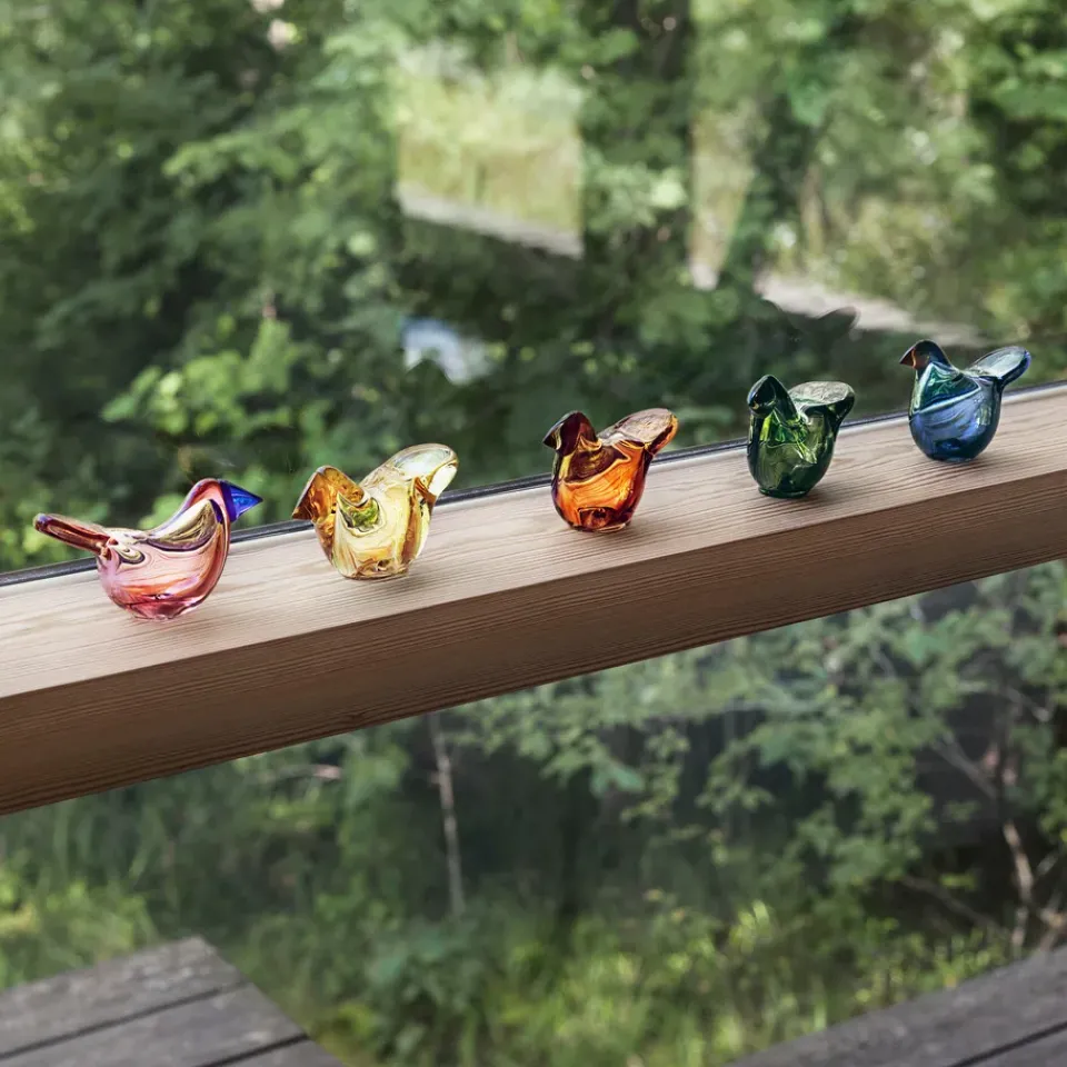Hot Iittala Birds by Toikka Robin, copper-lemon Orange