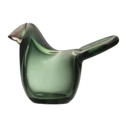 Glass Art|Easter Decorations^Iittala Birds by Toikka Robin, Heather-pine green Purple