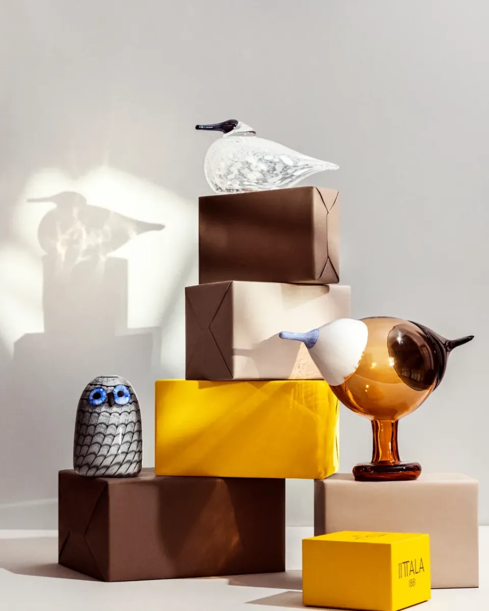 Best Iittala Birds by Toikka small owl, Grey