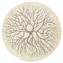 Round Rugs^Kateha Birds nest hand woven rug Ø 220 cm, White