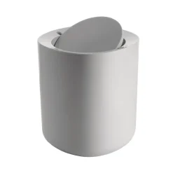 Clearance Alessi Birillo waste bin 21x18.5 cm, White