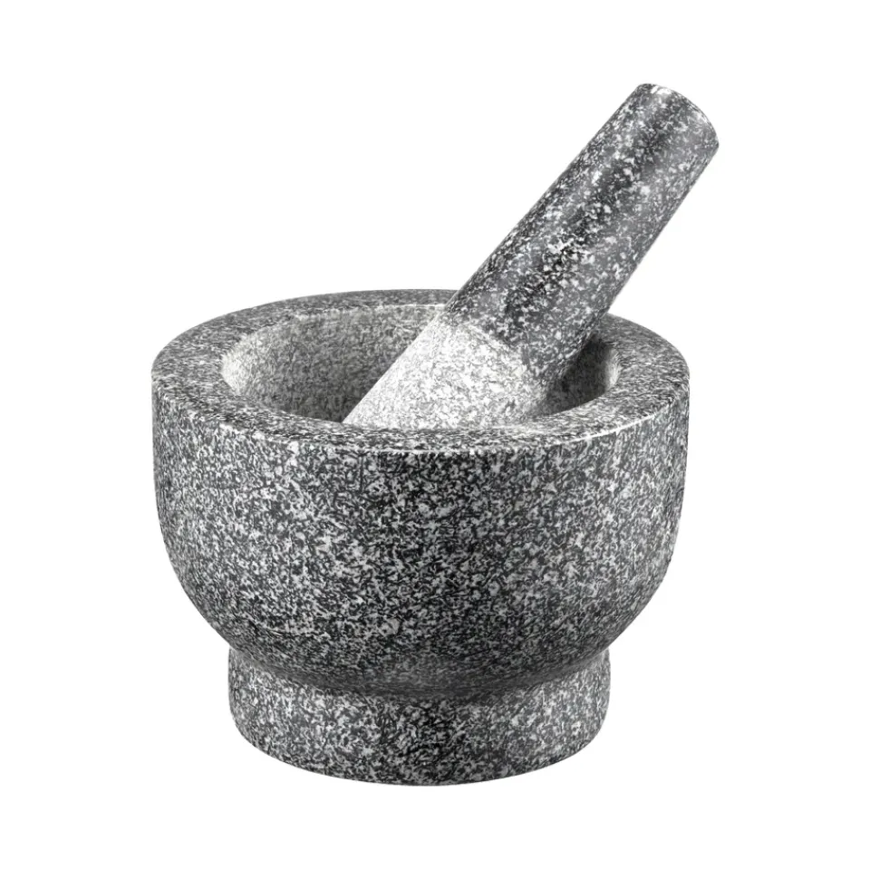 Pestle & Mortars^Dorre Birkedal mortar Ø13 cm, Granite BlackGrey