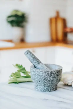 Pestle & Mortars^Dorre Birkedal mortar Ø13 cm, Granite BlackGrey