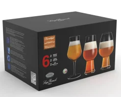 Beer Glasses^Luigi Bormioli Birrateque Beer glass set 3x2-pack, 78 cl Transparent