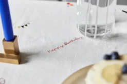 Hot OYOY Birthday tablecloth 140x260 cm, Off White