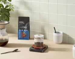 Kitchen Scales^Bodum Bistro kitchen scale 13x15.7 cm, Black-red BlackRed
