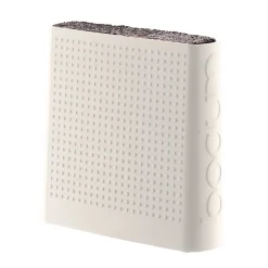 Clearance Bodum Bistro knife block, White