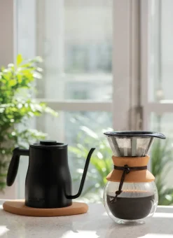 Electric Kettles^Bodum Bistro swan neck kettle 8 copper, Black