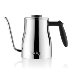 Electric Kettles^Bodum Bistro swan neck kettle 8 copper, Chrome Silver-coloured