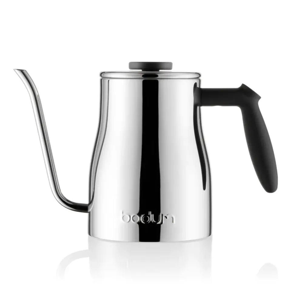 Electric Kettles^Bodum Bistro swan neck kettle 8 copper, Chrome Silver-coloured