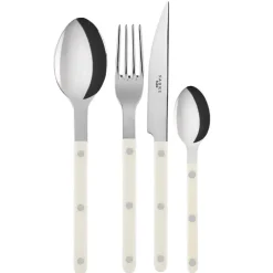 SABRE Paris Bistrot cutlery shiny 24 pcs, ivory Beige