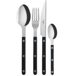 Cutlery Sets^SABRE Paris Bistrot cutlery shiny 24 pcs, Black