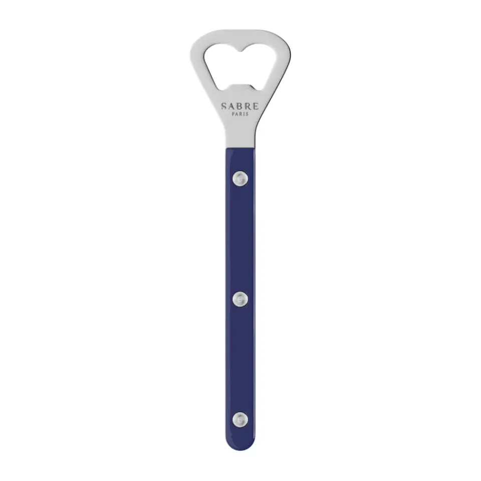 Hot SABRE Paris Bistrot solid bottle opener 16 cm, Navy Blue