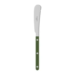 Hot SABRE Paris Bistrot solid butter knife 16 cm, Green
