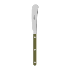 Clearance SABRE Paris Bistrot solid butter knife 16 cm, fern Green