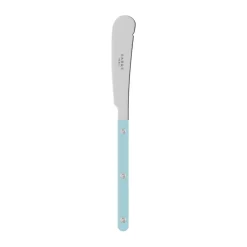 Best SABRE Paris Bistrot solid butter knife 16 cm, Pastel Blue