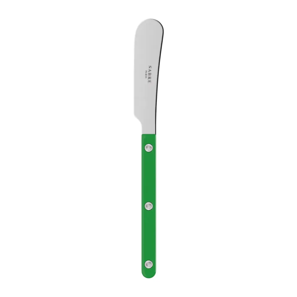 Butter Knives^SABRE Paris Bistrot solid butter spreader 14 cm, Garden Green