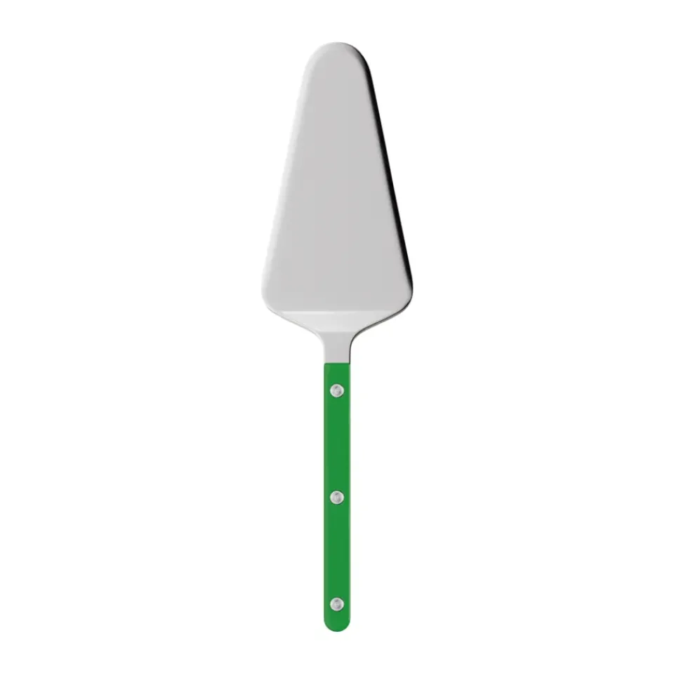 Best SABRE Paris Bistrot solid cake server 25 cm, Garden Green