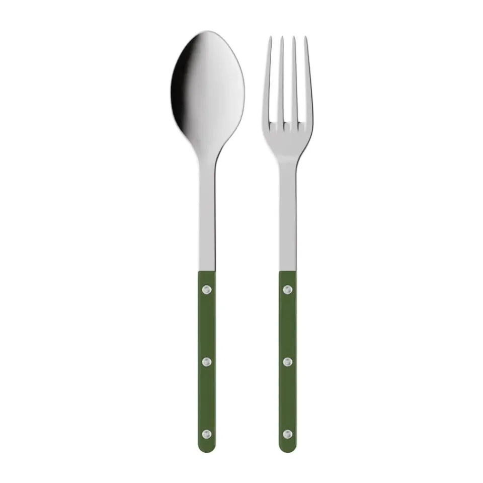 Serving Utensils^SABRE Paris Bistrot solid serving cutlery, 2 pieces, Green