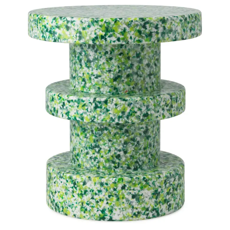 Clearance Normann Copenhagen Bit Stack stool, Green