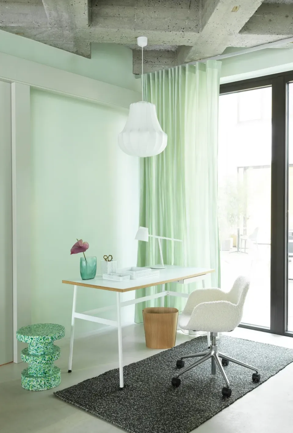 Clearance Normann Copenhagen Bit Stack stool, Green