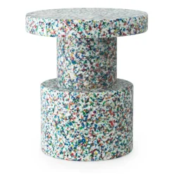 Stools^Normann Copenhagen Bit stool, -multi White