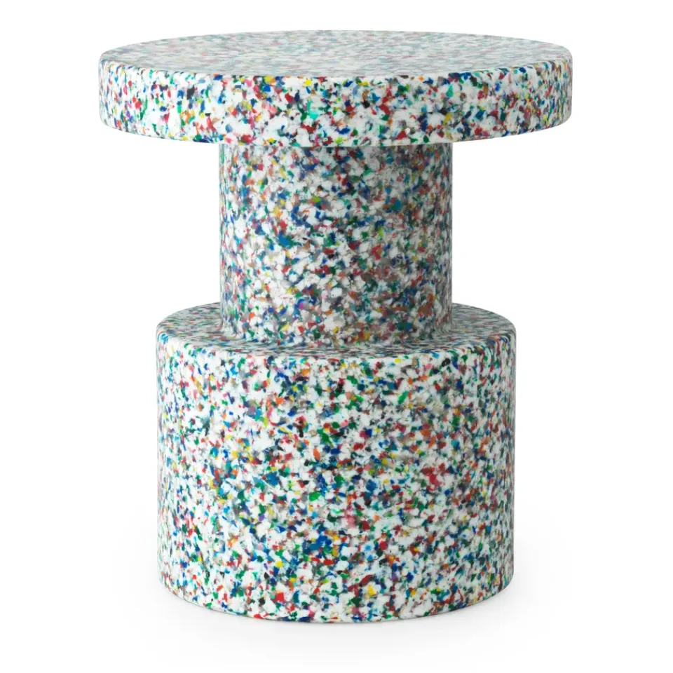 Stools^Normann Copenhagen Bit stool, -multi White
