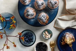 Cake Stands^Bitz cake dish on foot Ø30 cm, Dark Blue