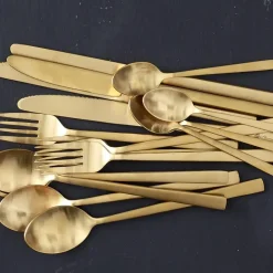 Outlet Bitz cutlery 16 pieces, Gold Gold-coloured