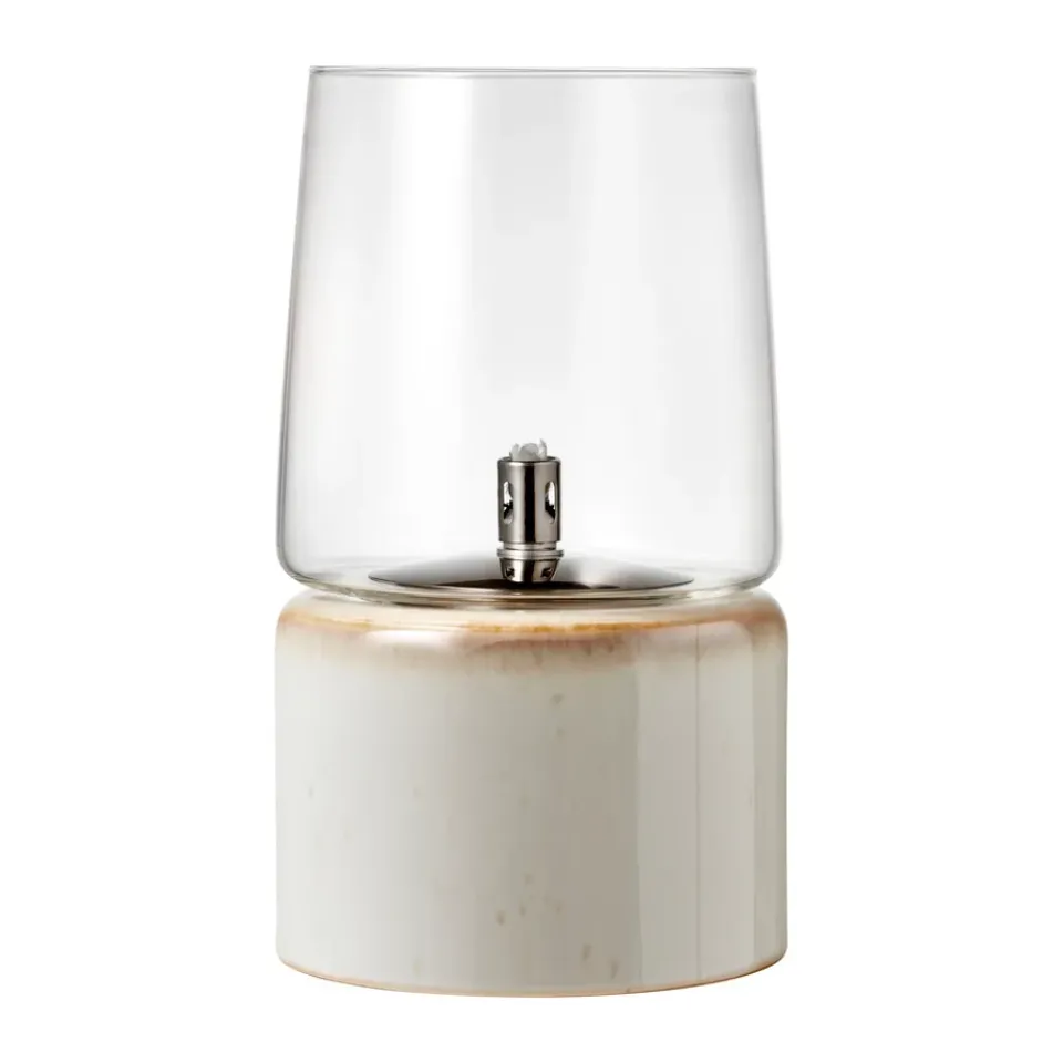 Bitz Gastro oil lamp Ø15x26 cm, cream White