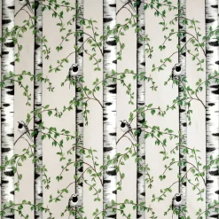 Best Arvidssons Textil Björkdungen fabric, beige White