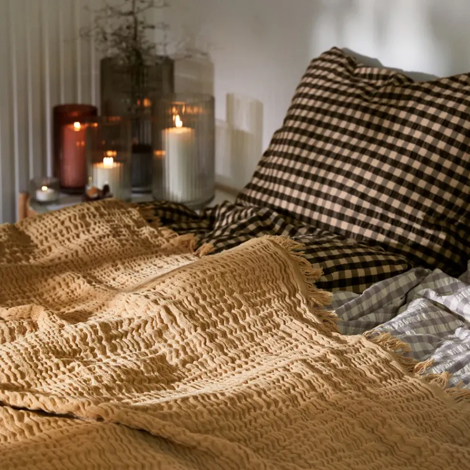 Bed Sets^Juna Bæk&Bølge bed set 150x210 cm, Black sand BlackBeige