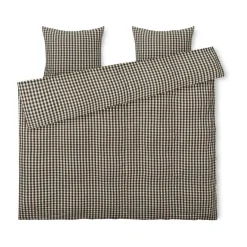 Sale Juna Bæk&Bølge bed set 220x220 cm, Black sand BlackBeige