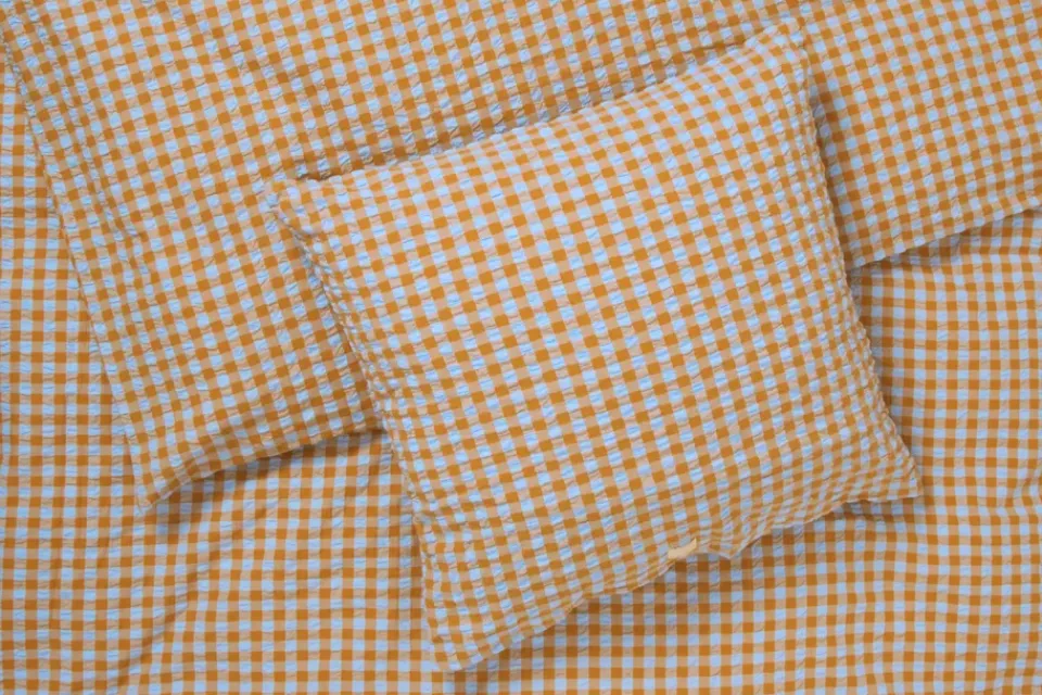 Bed Sets^Juna Bæk&Bølge bed set 220x220 cm, Light blue sand BlueBeige