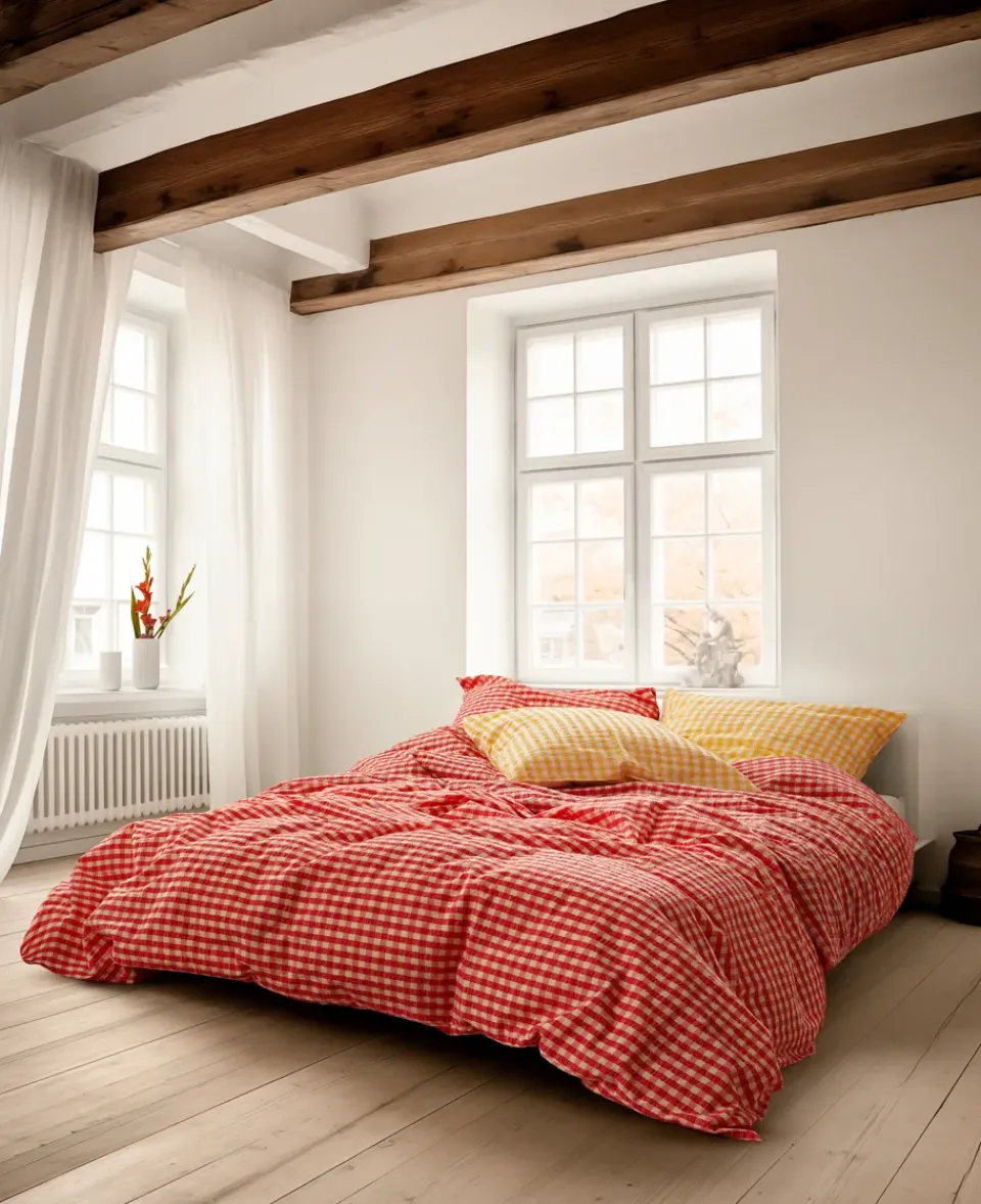 Bed Sets^Juna Bæk&Bølge bed set 150x210 cm, -yellow Red