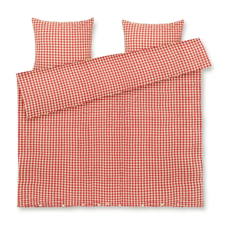 Sale Juna Bæk&Bølge bed set 220x220 cm, -yellow Red