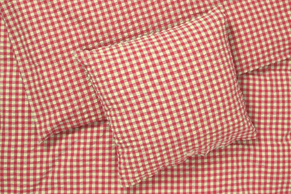 Sale Juna Bæk&Bølge bed set 220x220 cm, -yellow Red