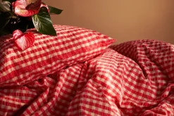 Sale Juna Bæk&Bølge bed set 220x220 cm, -yellow Red