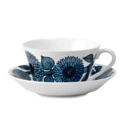 Discount Gustavsbergs Porslinsfabrik Blå Aster tea set cone, tea cup + saucer Blue
